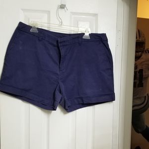 Blue shorts